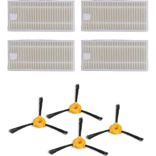 Hot TOD-Robotic Vacuum Cleaner with Side Brush Hepa Filter for Conga Slim 890 /750 Robotic Vacuum Cleaner Parts