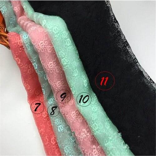 3YardsX 120cm Charming trend organza embroidered lace fabrics for Wedding dress MF0009