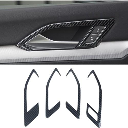 LHD! Car Accessories for VW Volkswagen Golf 8 MK8 2020 2021 Stainless Steel Interior Door Handles Cover Trim 4pcs