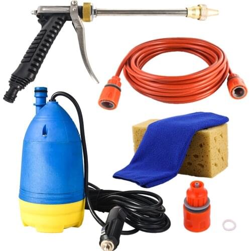 Car Wash Multi Functional High Pressure Self-priming Electric Water Auto Wash Machine Car Washer Pump Spray Gun Cleaning 12V