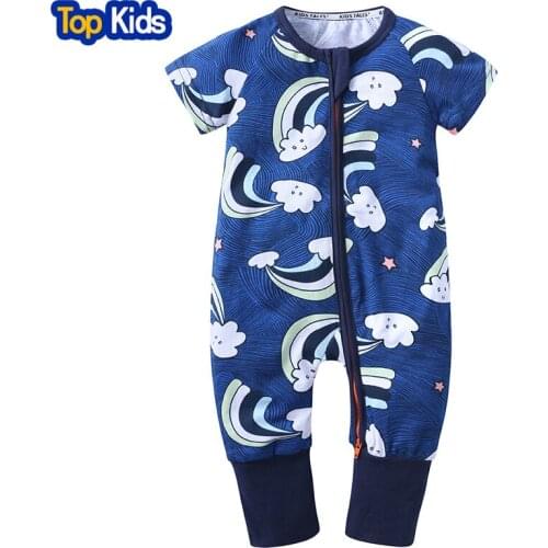 Newborn baby girls clothing cotton unisex rompers baby boy short sleeve summer cartoon toddler cute Clothes 0-2 years MBR262