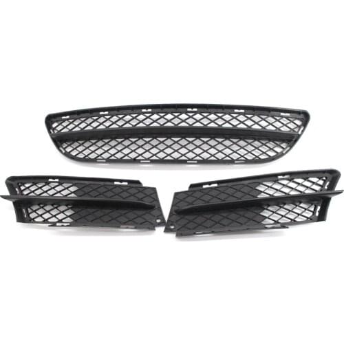 Front Bumper Center Lower Grille Cover Left & Right Fit For BMW E90 2006-2008 07