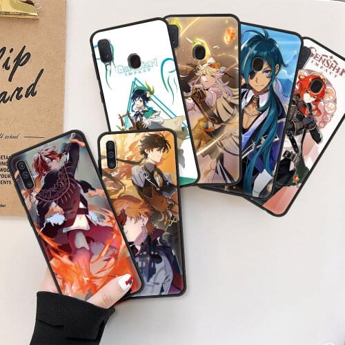 Case for Samsung Galaxy A50 A70 A10 A20e A12 A30 A40 M31 M30s M21 M51 A20s A10s Antiknock Phone Coque Funda Genshin Impact Game