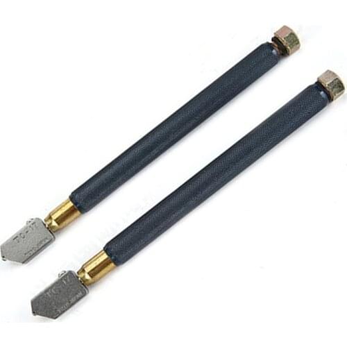 Professional TOYO Glass Cutter TC-17 Metal Handle Glass Cutting Hand Tool Automatic Oil Filling Glass Tile Cutting Tool