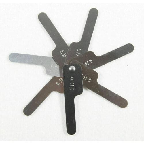 1Set/7pcs Dental Orthodontic Gauge IPR Ruler Interproximal Enamel Reduction Reciprocating