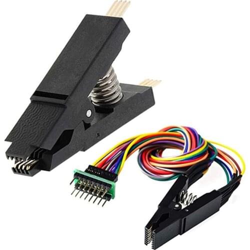 1pc Programmer Testing Clip SOP8 SOP16 SOP SOIC 8 SOIC 16 SOIC8 SOIC16 SOIC8 DIP16 DIP 8 Pin DIP 16 Pin IC Test Clamp with cable