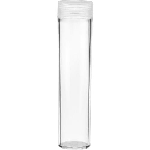 10 Clear Coin Capsules Containers Box Coin Storage Tube Gift -20.5mm