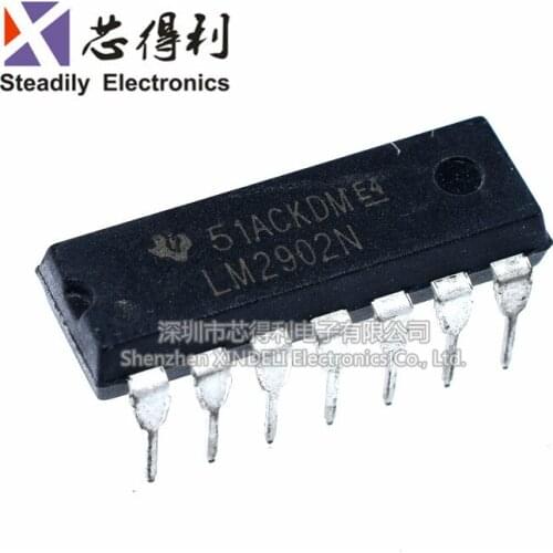 10pcs/lot New LM2902 LM2902N LM2902P DIP14-Input Operaonal Amplifiers
