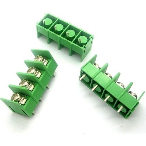 50pcs KF7.62-4P 7.62mm pitch connector pcb screw terminal block connector 4pin