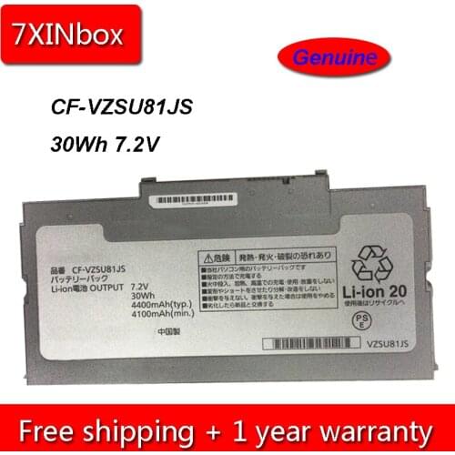 7XINbox 30Wh 7.2V Genuine CF-VZSU81JS Laptop Battery For Panasonic CF-AX3 CF-AX2 CF-VZSU85 CF-VZSU85JS CF-VZSU81 CF-VZSU81EA