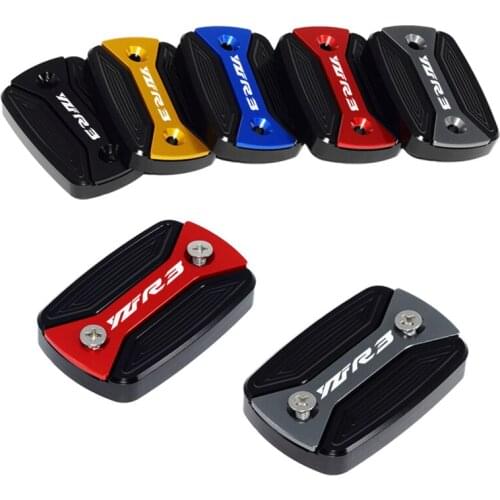 Motorcycle accessories Front Rear Fluid Reservoir Cover Cylinder Reservoir Brake master Cap For Yamaha YZF R3 YZFR3 YZF-R3