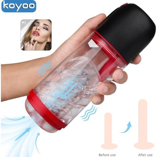 Automatic Electric Cup Masturbators Male Vaginal Sex Toys for Men Pussy Sucking Cup Vibrators Sexules Toy for Adults 18 Sex Shop