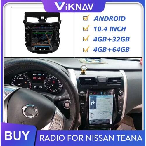 Car Radio GPS Navigation Head Unit for Nissan Teana 2013 2014 2015 2016-2018 Android Screen Car Audio Multimedia Player