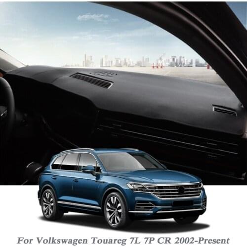 Car Styling Dashboard Avoid Light Pad Instrument Platform Cover Mats Rose For Volkswagen Touareg 7L 7P CR 2002-Present LHD&RHD