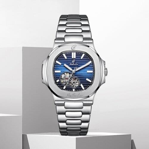 Hengbaoluo Hanboro Watch Waterproof Fashion Trend Simple Luminous Quartz Watch Fine Steel Strap Womens Watch