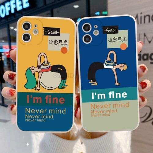 Funny Graffiti Case For Iphone 11 Pro Luxury Shell For Iphone X XS XR 12 Pro Max Mini 7 8 Plus SE 2020 6 6S Cover Lens Protector