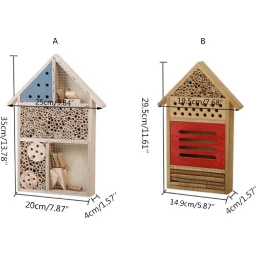 Wooden Insect House Hotel Bee Hive Habitat for Ladybugs Ladybirds lacewings
