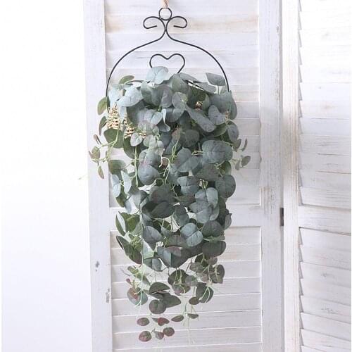 Home Garland Hanging Ivy Wall Decor Bouquet Artificial Plants Artificial Flowers Fake Plant Eucalyptus Leaves