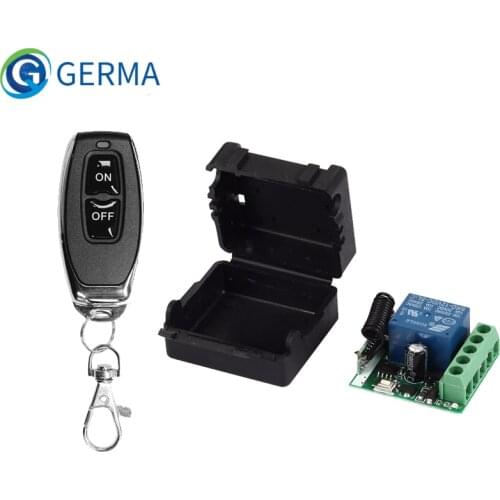 GERMA 433Mhz Wireless Remote Control 1527 Learning Code Transmitter For Gate Garage Door Light controller no clone 2 buttons