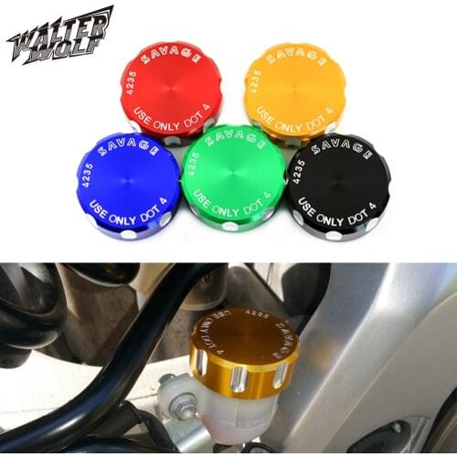 Front Clutch Fluid Oil Cover For HONDA CB 1000R VFR RVF 750R 1000R CBR SUZUKI SV TL 1000 GSX-R Motorcycle Accessories Reservoir