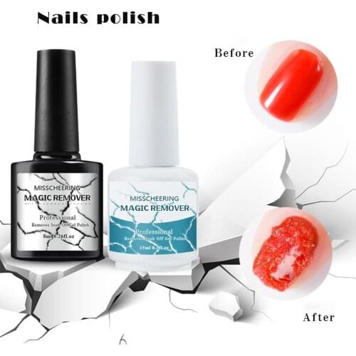 Nail UV Gel Polish Burst Magic Remove Gel Liquid Surface Layer Nail Art Primer Acrylic Clean Degreaser Soak Off Remover Lacquer