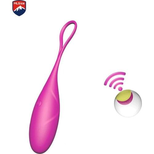 Mlsice G- Spot Wireless Remote Control USB Rechargeable Vibrating Silicone Bullet Egg Vibrators Massage Ball Adult Sex Toys for