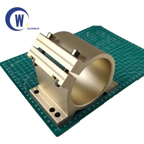 80MM CNC spindle fixture mounting bracket CNC spindle motor fixture 0.8KW 1.5KW milling cutter engraving machine spindle