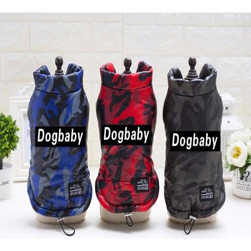 New Arrival Dogbaby Two Legs Cotton Pet Dog Winter Coat Three Color Selection From S to XXL New Dogs Clothing