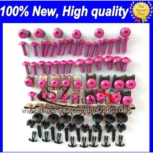 Fairing bolt full bolts kit For HONDA VFR400RR 89 90 91 92 93 NC30 VFR400 RR 1989 1990 1991 92 1993 Windscreen screw screws Nuts