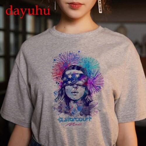 Stranger Things Season 3 T Shirt Upside Down Women Eleven Tshirt 90s Female Graphic Funny kawaii T-shirt Clothes Top Tee Shirts