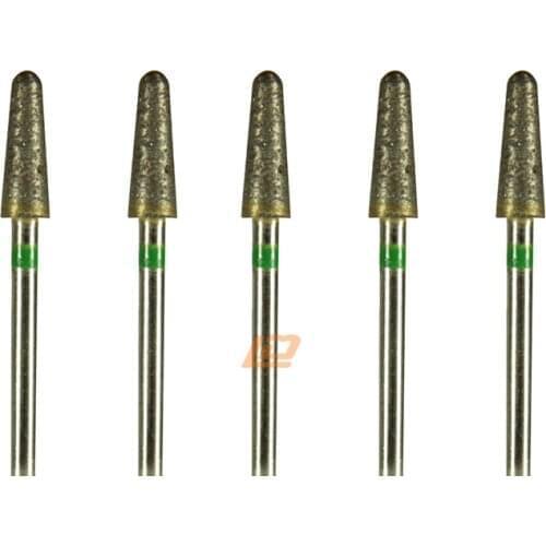 5pcs Fully-Sintered Diamond bur dental laboratory use 4 kinds of mesh dental grinding tools extremely durable diamond bur