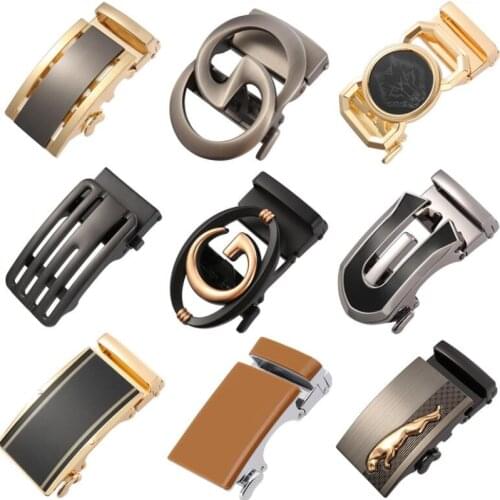 New Mens Belt Buckle,Trousers Buckle, Business Accessories Automatic Buckle Width 3.5CM Mens Belts Luxury Designer