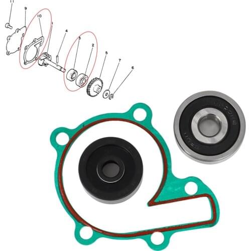 For Yamaha YFZ350 Banshee 1987-2006 Water Pump Repair Kit Gasket Seal Bearing