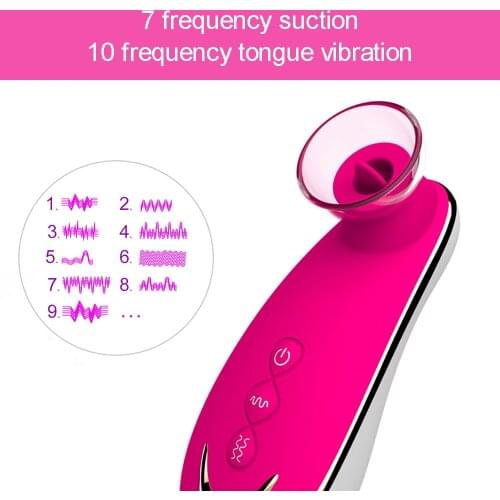10 speed sucking tongue vibrator mouth love vortex licking tongue strong vibration adult orgasm male and female fun game toys