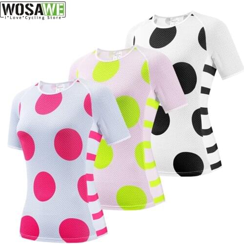 WOSAWE Womens Cycling Jerseys Short Sleeve Bike Shirts MTB Bicycle Jeresy Cycling Clothing Wear Ropa Maillot Ciclismo S-XL