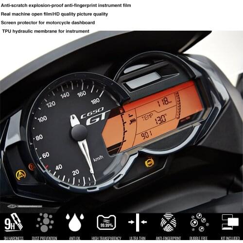 For BMW C650GT 2012 2013 2014 2015 2016 Cluster Scratch Protection Film Screen Protector TPU C650 GT C 650 GT