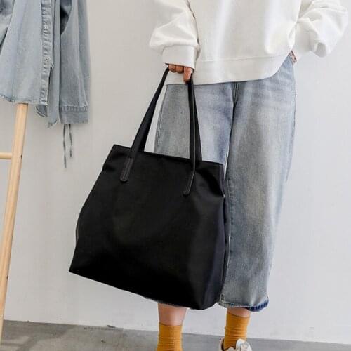 2020 New Beach Tote Bag Fashion Women Canvas Large Capacity Oxford cloth Shoulder Shopping Bag Handbag