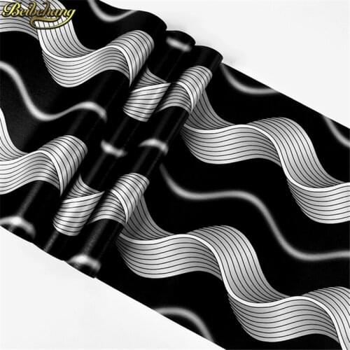 Beibehang ktv curve wallpaper hall flashing wall covering 3d reflective special bar theme corridor hallway background home decor