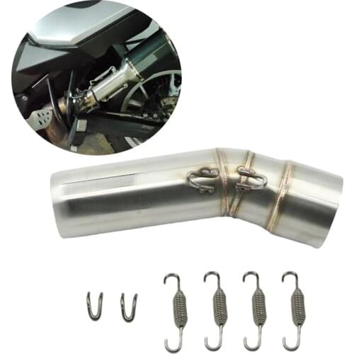 51mm F 800 GS ADV F800 GS Motorcycle Exhaust Muffler Middle Link Pipe For BMW F800GS 2008 - 2017 F650GS 2008-2012 F700GS 13-17