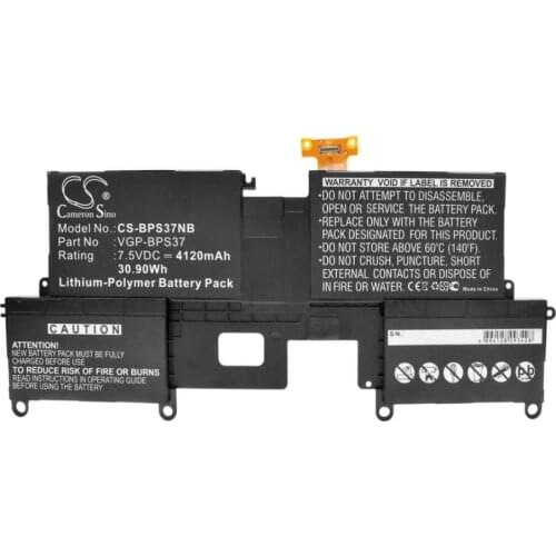 Cameron Sino 4120mAh battery for SONY SVP11214CXB 11216CW 11217PW/B 1121ZPWR 11227SCB 112A1CL VAIO Pro 11 VGP-BPS37