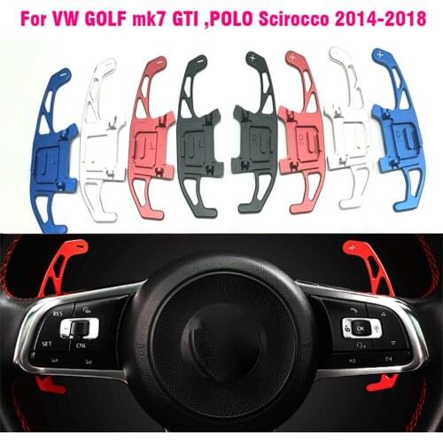 Car Steering Wheel Shift Paddle Shifter Extended For VW GOLF GTI R GTD GTE MK7 7 POLO GTI Scirocco 2015 2016 2017 2018 2019