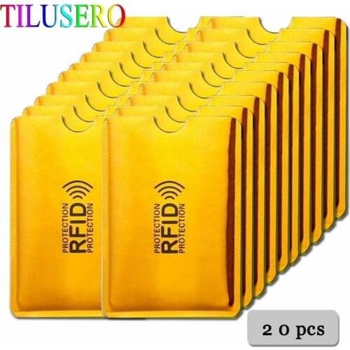Anti Rfid Card Holder NFC Blocking Reader Lock Id Bank Card Holder Student Cute ID Cards Wallet Passport Business Bancaire Case