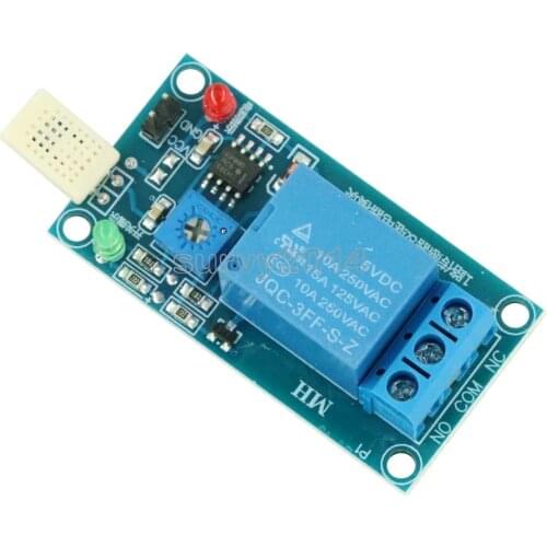 HR202 DC 5V 1 Channal 1CH 5V Humidity Sensitive Switch Relay Module Humidity Controller Humidity Sensor Module With Indicator