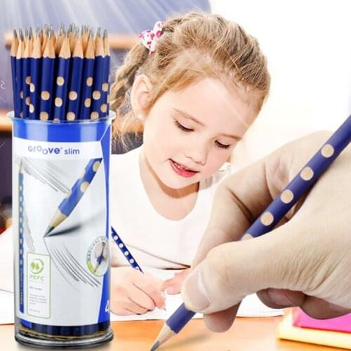 LYRA Concave hole triangular pencil HB childrens orthodontic grip pencil