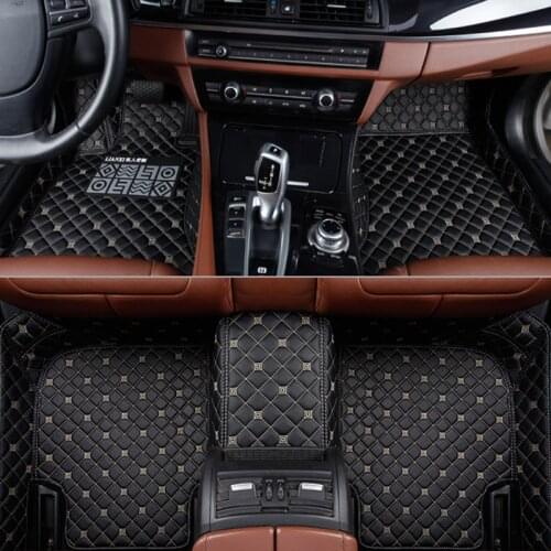 Flash mat leather car floor mats for HUMMER H2 H3 car styling auto accessories car carpet cover Custom foot mats 3D