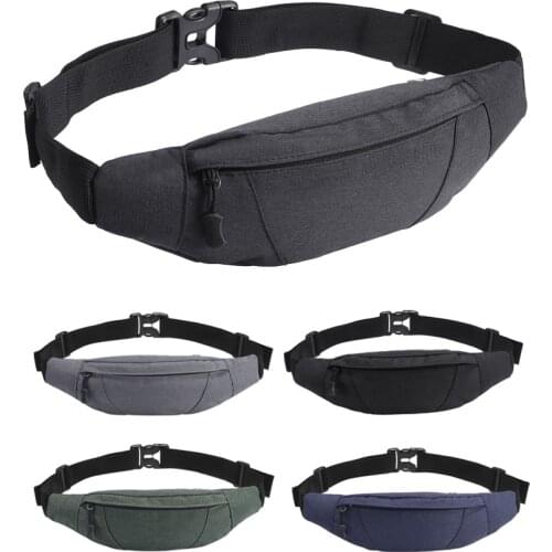 2020 Anti-theft oxford Mens bag Outdoor Sports Cigarette case Fitness waterproof Phone Waist bag Running Small Mens belt bag