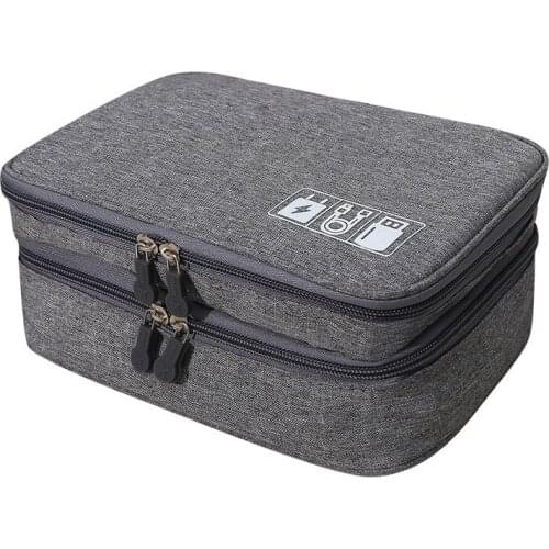 New In 2020 Multifunction Portable Storage Box Travel Organizer Bag USB Gadget Charger Cable Earphone Storage Bag Case