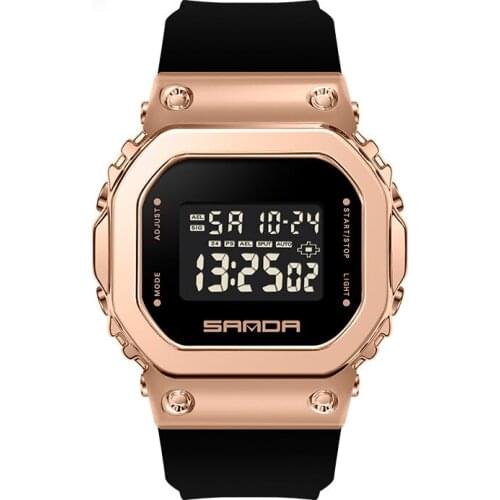 Dice the new zinc alloy ms electronic single movement fashion wrist watches