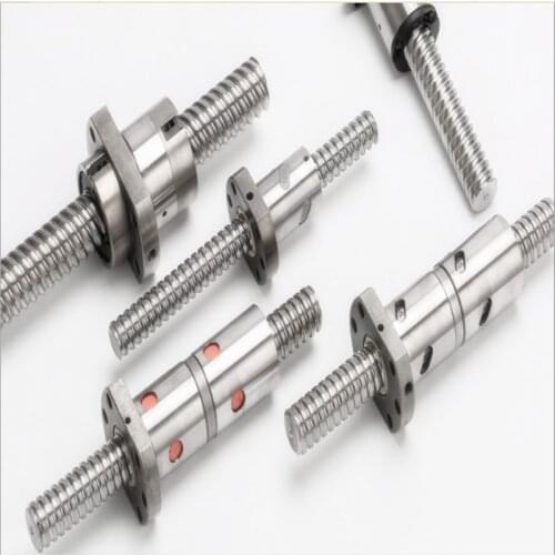 Wholesale supply Ballscrew SFU1610 2010 4010 5010-4 shaft for 200mm to 4000mm End-machining with ball nut bk bf15of drive system