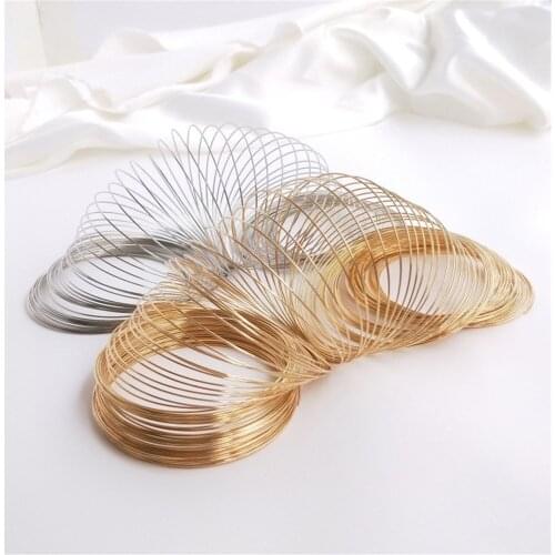 Color preservation 14K gold white gold memory wire collar handmade DIY jewelry accessories ring bracelet main material